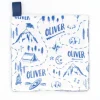 Sugar + Maple Personalized Blue Adventure Map Minky Lovey | Personalized - cutbabycare.com | baby boutique & care hub* Outlet