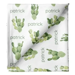 Sugar + Maple Personalized Stretchy Blanket | Cactus - cutbabycare.com | baby boutique & care hub* Flash Sale