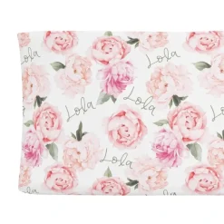 Sugar + Maple Personalized Changing Pad Cover | Peach Peony Blooms - cutbabycare.com | baby boutique & care hub* Cheap