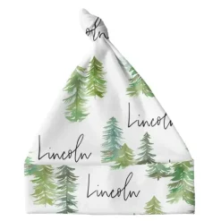 Sugar + Maple Personalized Knotted Baby Hat | Pine Tree - cutbabycare.com | baby boutique & care hub* New