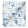 Sugar + Maple Personalized Stretchy Blanket | Woodland Blue - cutbabycare.com | baby boutique & care hub* Discount