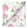 Sugar + Maple Personalized Stretchy Blanket | Pink Peonies - cutbabycare.com | baby boutique & care hub* Best