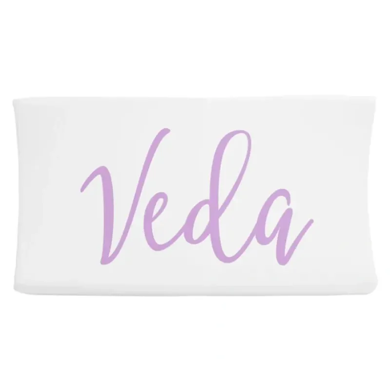 Sugar + Maple Personalized Changing Pad Cover | Centered Name - cutbabycare.com | baby boutique & care hub* Fashion