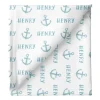 Sugar + Maple Personalized Stretchy Blanket | Anchor Blue - cutbabycare.com | baby boutique & care hub* Fashion