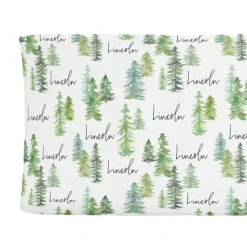 Sugar + Maple Personalized Changing Pad Cover | Pine Tree - cutbabycare.com | baby boutique & care hub* Store