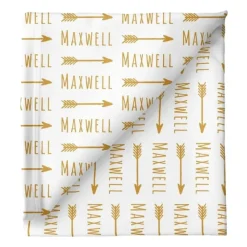 Sugar + Maple Personalized Stretchy Blanket | Arrow - cutbabycare.com | baby boutique & care hub* Online