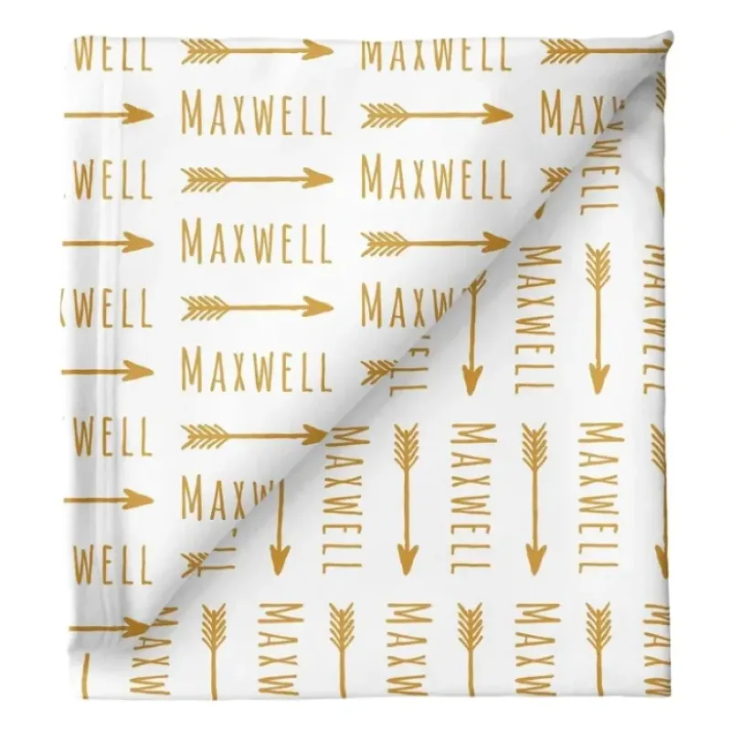 Sugar + Maple Personalized Stretchy Blanket | Arrow - cutbabycare.com | baby boutique & care hub* Online