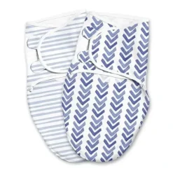 Summer Infant Luxe Easy Change 2 Pk Swaddle Water Indigo S/M - cutbabycare.com | baby boutique & care hub* Fashion