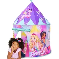 Sunny Days - Barbie Pop Up Castle Dreamtopia Pink Princess Play Tent - cutbabycare.com | baby boutique & care hub* Flash Sale