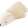 Super Cute Large Giant Sleeping Polar Bear with clothes Large plush Toy 105cm Cream - cutbabycare.com | baby boutique & care hub* Clearance
