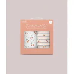 Swaddle Blanket Set - Cherry Cute by Doodle By Meg - cutbabycare.com | baby boutique & care hub* Outlet