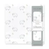Swaddle Designs - Muslin Swaddle, Moons & Stars, Sterling & Pale Banana - cutbabycare.com | baby boutique & care hub* New