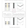 Swaddle Designs - 3Pk Muslin Swaddle Blankets, Gold & Graphite - cutbabycare.com | baby boutique & care hub* Cheap