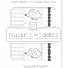 Swaddle Designs - 3Pk Muslin Swaddle Blankets, Hedgehog & Bumpkin - cutbabycare.com | baby boutique & care hub* Clearance