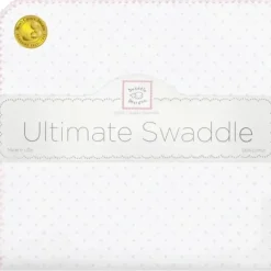 Swaddle Designs - Ultimate Swaddle Blanket, Polka Dots, Pastel Pink - cutbabycare.com | baby boutique & care hub* Flash Sale