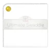 Swaddle Designs - Ultimate Swaddle Blanket, White With Sterling Trim - cutbabycare.com | baby boutique & care hub* Discount