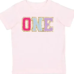 Sweet Wink - First Birthday Patch Short Sleeve T-Shirt Kids Birthday - cutbabycare.com | baby boutique & care hub* Online