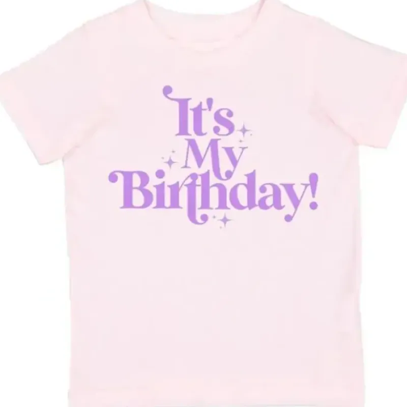 Sweet Wink - It's My Birthday Short Sleeve Shirt Girl Kids Birthday Tee - cutbabycare.com | baby boutique & care hub* Outlet