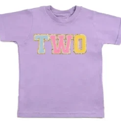 Sweet Wink - Kids Second Birthday Patch Short Sleeve T-Shirt - cutbabycare.com | baby boutique & care hub* Hot