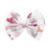 Sweet Wink - Kids Valentine's Day Glitter Heart Tulle Bow Clip - cutbabycare.com | baby boutique & care hub* Clearance