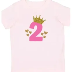 Sweet Wink - 2Nd Birthday Girl Princess Short Sleeve Shirt - cutbabycare.com | baby boutique & care hub* New