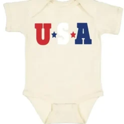 Sweet Wink - 4Th Of July Baby Bodysuit Usa Multi Short Sleeve Bodysuit - cutbabycare.com | baby boutique & care hub* Discount