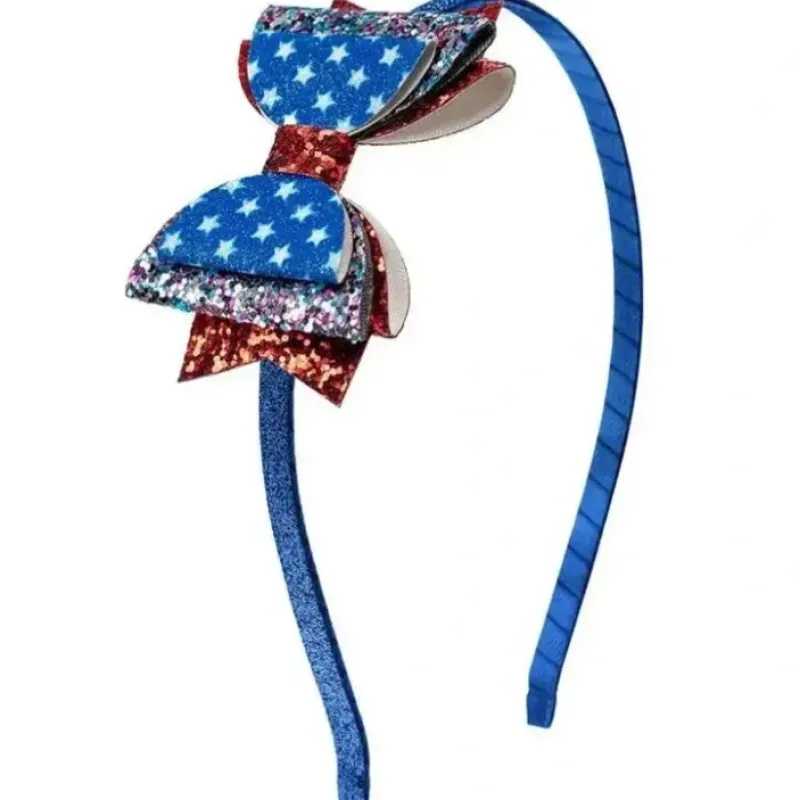 Sweet Wink - 4Th Of July Kids Flag Bow Headband - cutbabycare.com | baby boutique & care hub* Fashion
