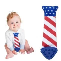 Tasty Tie - Teething Bib Tie, USA Flag - cutbabycare.com | baby boutique & care hub* Store