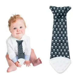 Tasty Tie - Teething Bib Tie, Skull - cutbabycare.com | baby boutique & care hub* Sale