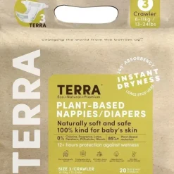 Terra - 20Ct 85% Plant-Based Diapers, Size 3 - cutbabycare.com | baby boutique & care hub* Online