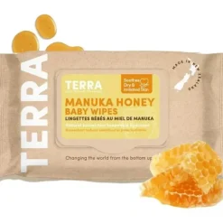 Terra - 70Ct Bamboo Baby Wipes Honey - cutbabycare.com | baby boutique & care hub* Online