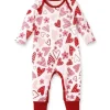 Tesa Babe - Baby Girl's Valentine Hearts Bamboo Romper - cutbabycare.com | baby boutique & care hub* Fashion