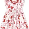 Tesa Babe - Baby Girl's Valentine Hearts Bamboo Dress - cutbabycare.com | baby boutique & care hub* Hot