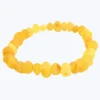 The Amber Monkey - 7-8 inch Baltic Amber Raw Lemon Stretch Bracelet - cutbabycare.com | baby boutique & care hub* Best