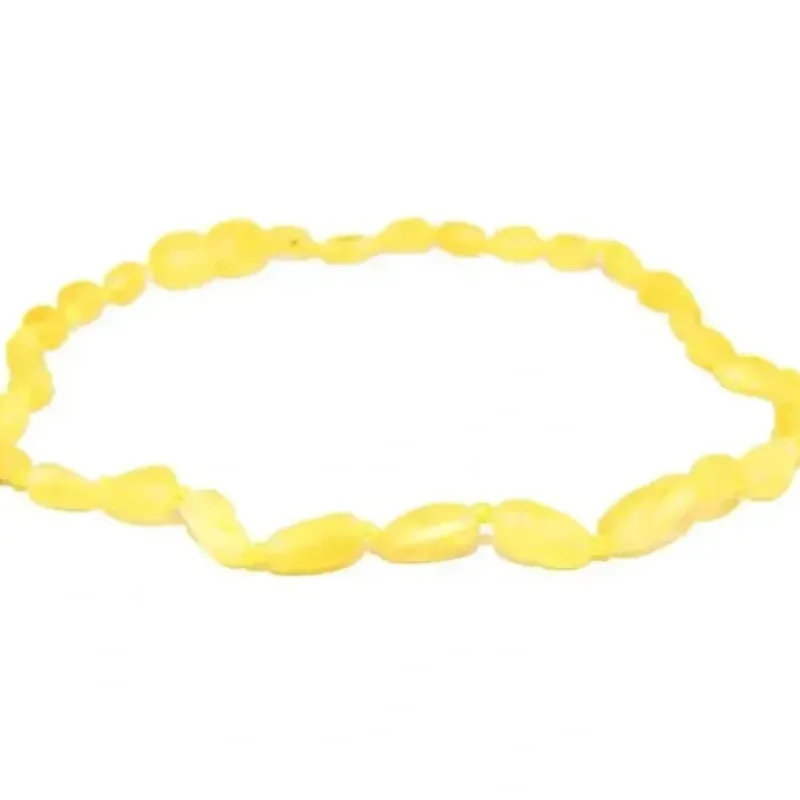 The Amber Monkey - Baltic Amber 10-11 inch Necklace, Raw Lemon Bean POP - cutbabycare.com | baby boutique & care hub* Store