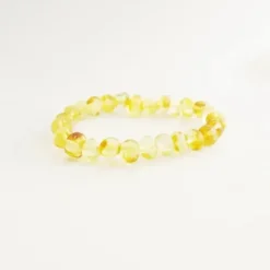 The Amber Monkey - Baltic Amber 7-8 inch Bracelet, Lemon Screw - cutbabycare.com | baby boutique & care hub* Fashion