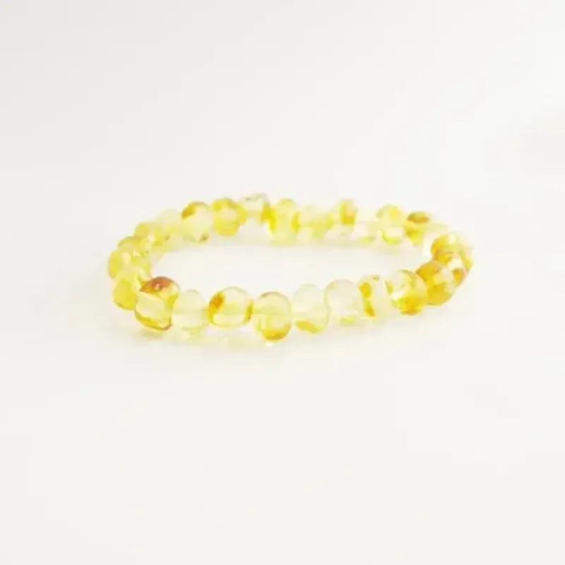 The Amber Monkey - Baltic Amber 7-8 inch Bracelet, Lemon Screw - cutbabycare.com | baby boutique & care hub* Fashion