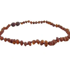 The Amber Monkey - Baroque Baltic Amber 10-11 inch Necklace, Raw Chestnut POP - cutbabycare.com | baby boutique & care hub* Clearance