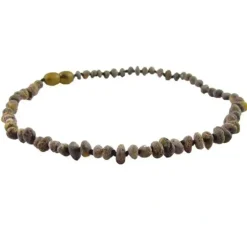 The Amber Monkey - Baroque Baltic Amber 12-13 inch Necklace, Raw Olive POP - cutbabycare.com | baby boutique & care hub* Online