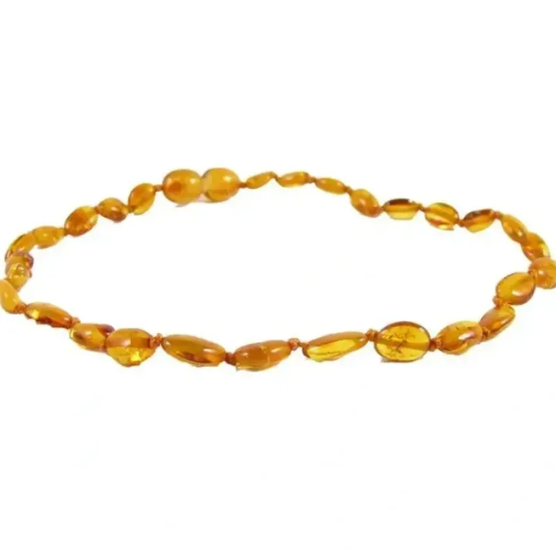 The Amber Monkey - Polished Baltic Amber 12-13 inch Necklace, Honey Bean POP - cutbabycare.com | baby boutique & care hub* Fashion