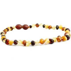 The Amber Monkey - Polished Baroque Baltic Amber 12-13 inch Necklace, Multi Beans POP - cutbabycare.com | baby boutique & care hub* Flash Sale