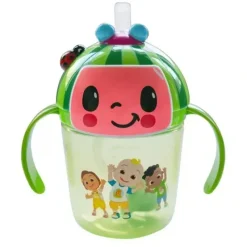 The First Years - Cocomelon Weighted Straw Trainer Cup, 7 Oz - cutbabycare.com | baby boutique & care hub* Best