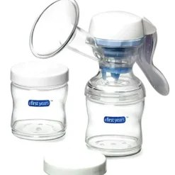 The First years Baby Manual Breastfeeding Breast Milk BPA Free Pump w/2 Bottles - cutbabycare.com | baby boutique & care hub* Best