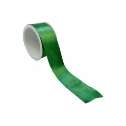 The Gift Wrap Company Green Wide Wired Edge Bright Satin Ribbon - 6/Pk - cutbabycare.com | baby boutique & care hub* Hot