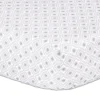 The Peanut Shell Diamond Geometric Fitted Crib Sheet, Grey - cutbabycare.com | baby boutique & care hub* New