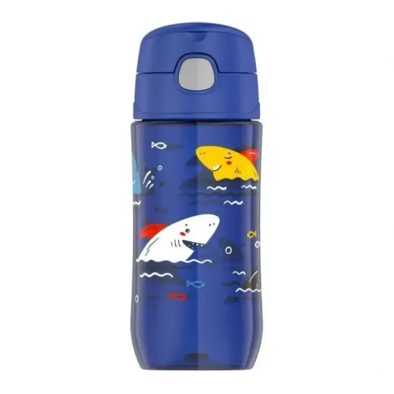 Thermos - 16 Oz Plastic Funtainer Hydration Bottle With Spout Lid Assortment, Sharks - cutbabycare.com | baby boutique & care hub* Flash Sale