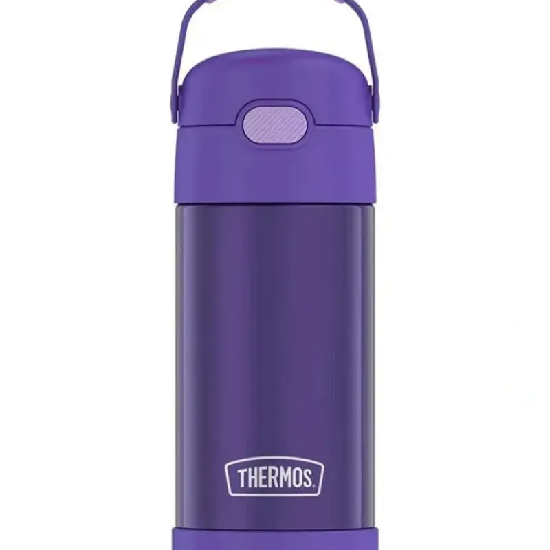 Thermos - 12 Oz. Stainless Steel Non-Licensed Funtainer Bottle, Purple - cutbabycare.com | baby boutique & care hub* Clearance