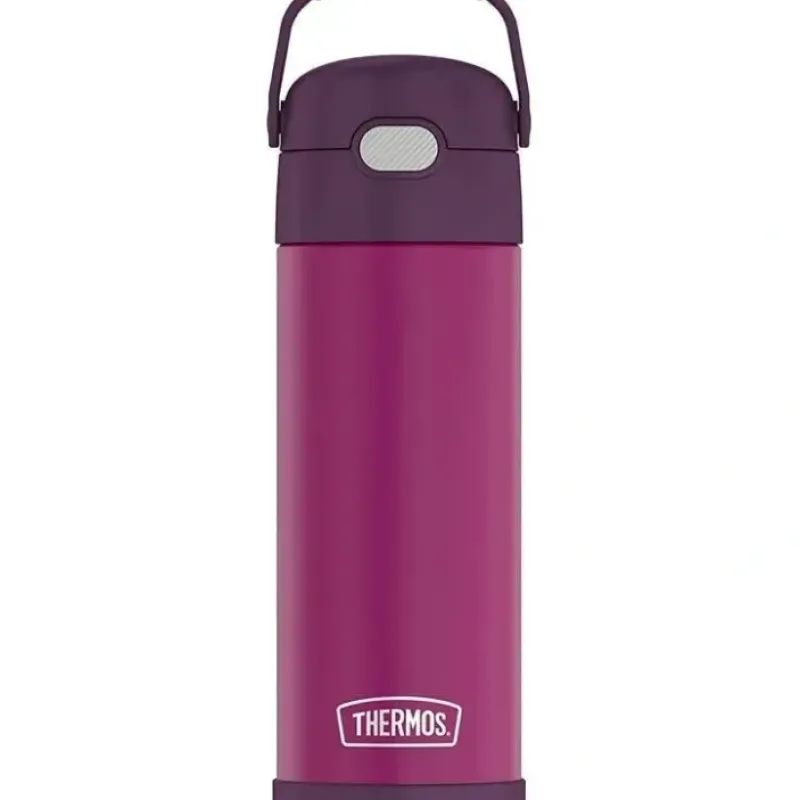 Thermos - Funtainer 16 Oz Stainless Steel Vacuum Insulated Bottle, Red Violet - cutbabycare.com | baby boutique & care hub* Outlet