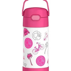 THERMOS - 12Oz Stainless Steel Insulated Straw Bottle, Barbie - cutbabycare.com | baby boutique & care hub* Shop