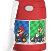 THERMOS - Stainless Steel Vacuum Insulated Food Jar with Spoon, 10 Oz, Mario Kart - cutbabycare.com | baby boutique & care hub* New